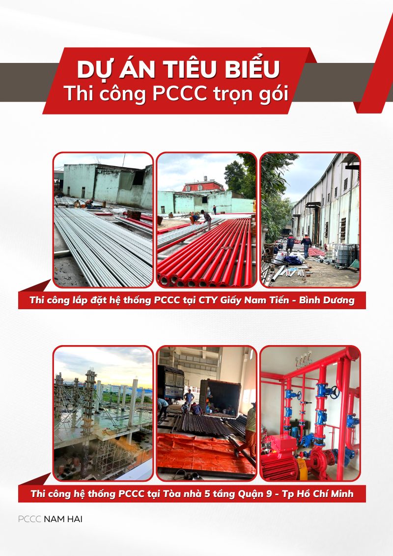 dự án thi công pccc trọn gói